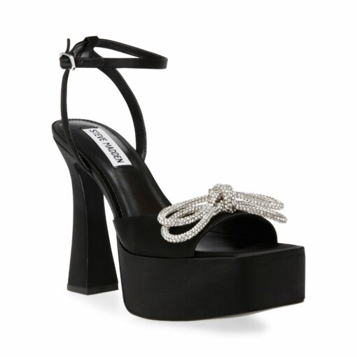 STEVE MADDEN DARLA NERO SATIN