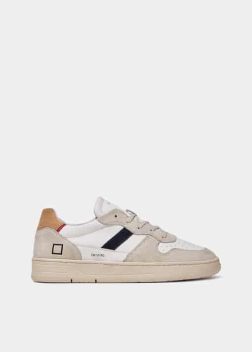 D.A.T.E. COURT 2.0 VINTAGE WHITE-BEIGE