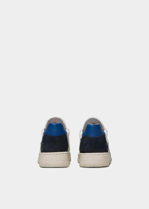 D.A.T.E. COURT 2.0 VINTAGE  CALF WHITE-BLUE