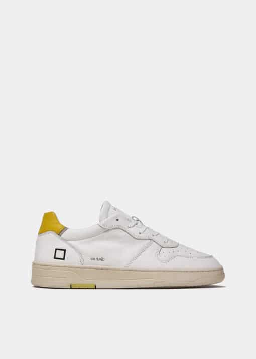 D.A.T.E. COURT MONO WHITE-YELLOW