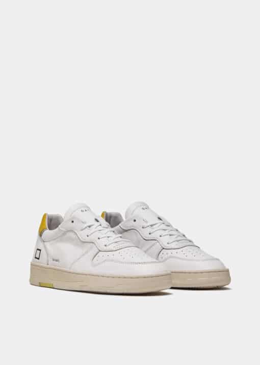 D.A.T.E. COURT MONO WHITE-YELLOW