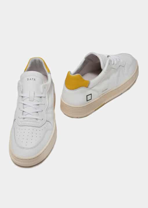 D.A.T.E. COURT MONO WHITE-YELLOW