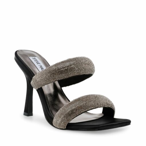 STEVE MADDEN JETSETTER NERO PEWTER