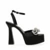 STEVE MADDEN DARLA NERO SATIN