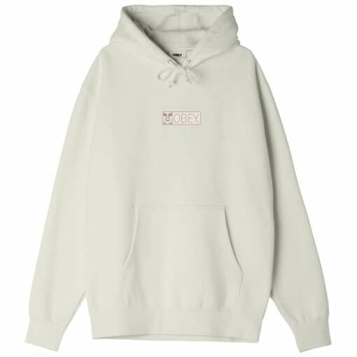 OBEY BOLD MODERN HEAVYWEIGHT PULLOVER HOOD sago