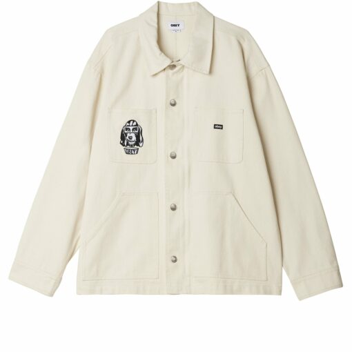 OBEY HYMN JACKET unbleached