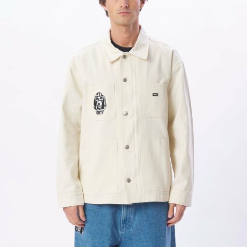 OBEY HYMN JACKET unbleached
