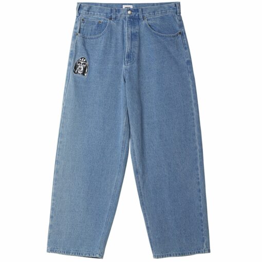 OBEY BIGWIG KINGPIN BAGGY DENIM indigo