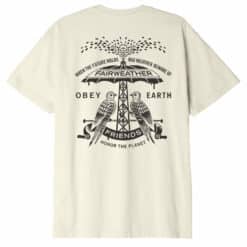 OBEY FARIWEATHER FRIENDS ORGANIC T-SHIRT sago