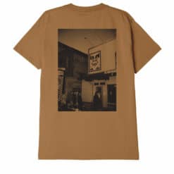OBEY HONG KONG PHOTO CLASSIC T-SHIRT brown sugar