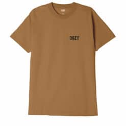 OBEY HONG KONG PHOTO CLASSIC T-SHIRT brown sugar