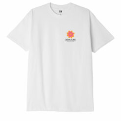 OBEY HOUSE OF FLOWER CLASSIC T-SHIRT white