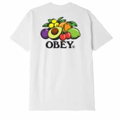 OBEY BOWL OF FRUIT CLASSIC T-SHIRT white