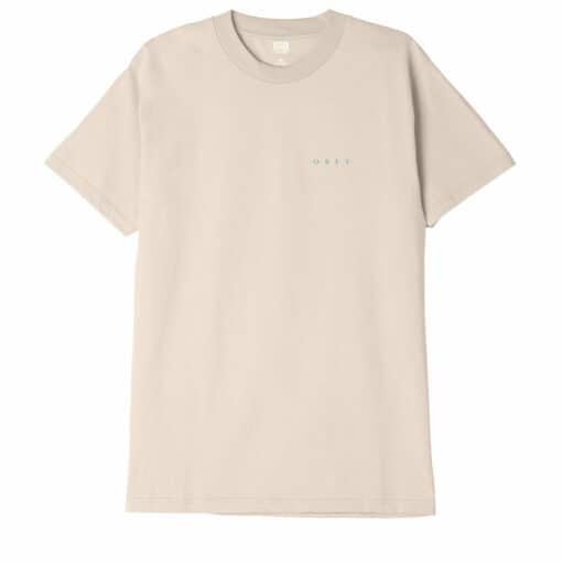 OBEY DECO ICON FACE CLASSIC T-SHIRT cream