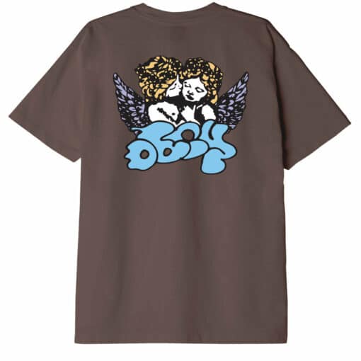 OBEY CHERUBS HEAVYWEIGHT T-SHIRT silt