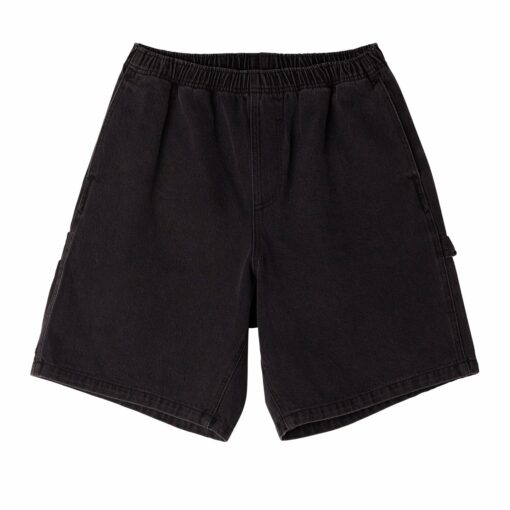 OBEY EASY DENIM CARPENTER SHORT black