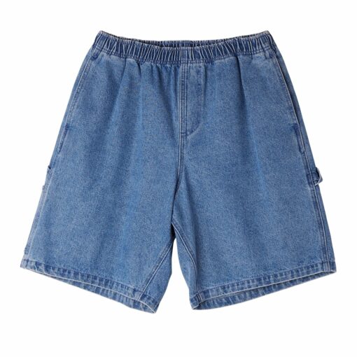 OBEY EASY DENIM CARPENTER SHORT light indigo