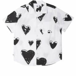 OBEY LOVELESS SS SHIRT white black