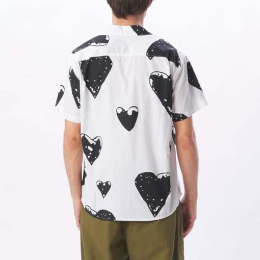OBEY LOVELESS SS SHIRT white black