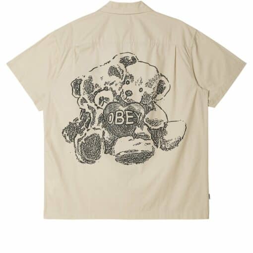 OBEY CLOCK IN SS SHIRT clay