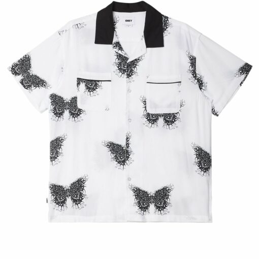 OBEY OUTCOME SS SHIRT white black