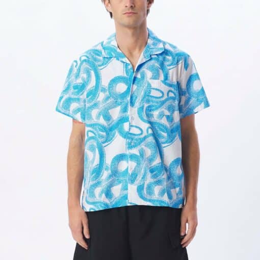 OBEY SLITHER SS SHIRT white multi