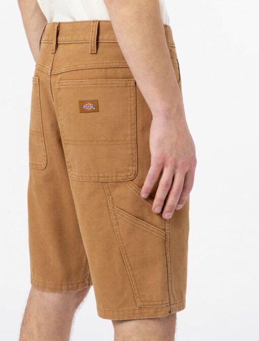 DICKIES Shorts in Tela di Cotone duck brown