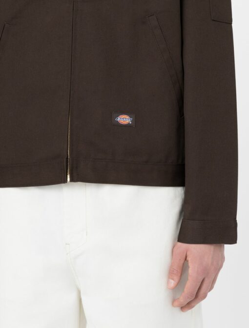 DICKIES Giacca Sfoderata Eisenhower dark brown