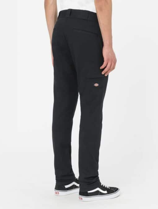 DICKIES Pantaloni da Lavoro Slim Skinny Double Knee black