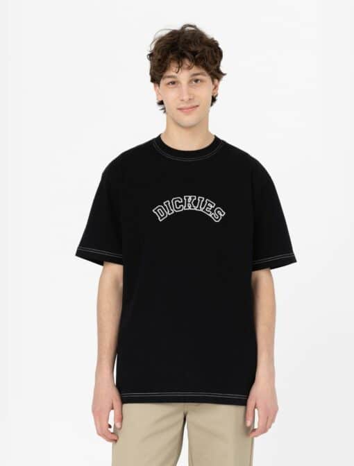 DICKIES T-Shirt West Vale Black White
