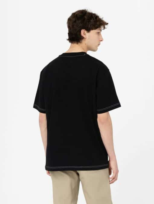 DICKIES T-Shirt West Vale Black White