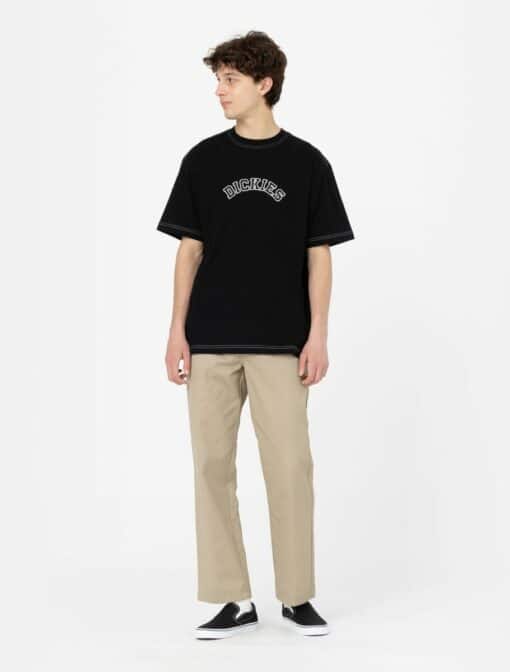 DICKIES T-Shirt West Vale Black White