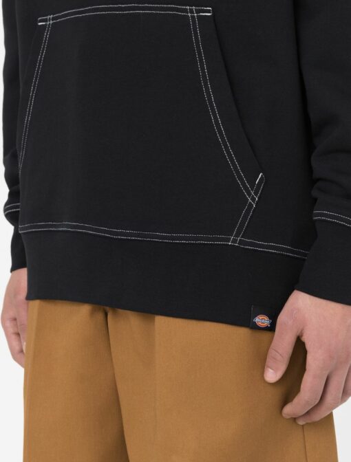 DICKIES Felpa con Cappuccio West Vale black