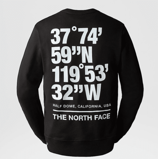 THE NORTH FACE FELPA GIROCOLLO COORDINATES black