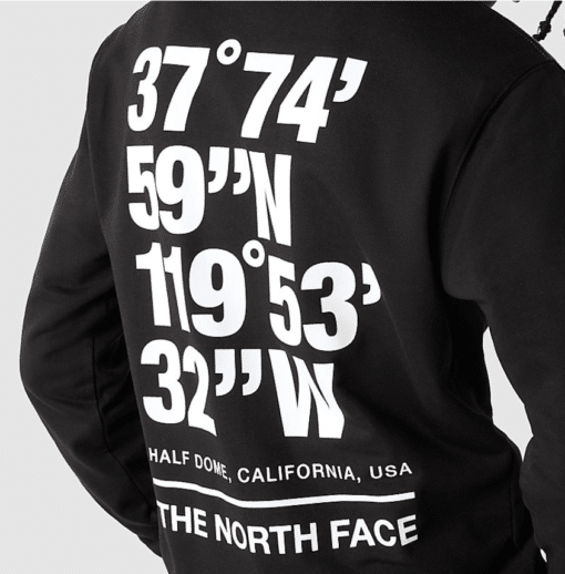 THE NORTH FACE FELPA GIROCOLLO COORDINATES black