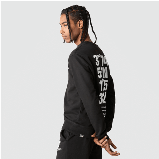 THE NORTH FACE FELPA GIROCOLLO COORDINATES black
