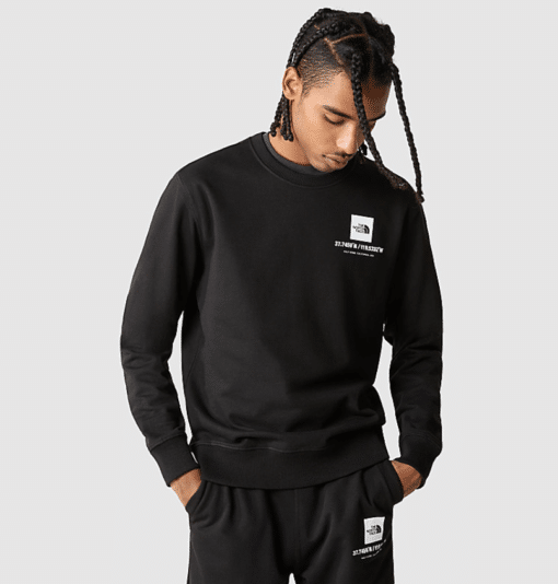 THE NORTH FACE FELPA GIROCOLLO COORDINATES black