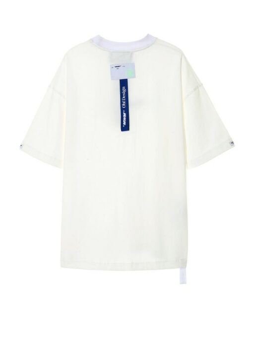 MOD WAVE MOVEMENT OBF BLACK T-SHIRT white