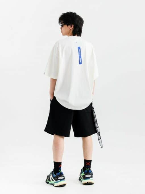 MOD WAVE MOVEMENT OBF BLACK T-SHIRT white