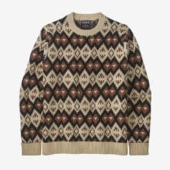 PATAGONIA Men’s Recycled Wool-Blend Sweater MORNING FLIGHT NATURAL