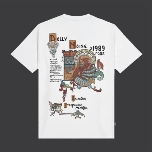 DOLLY NOIRE Ancient Dragon Tee WHITE
