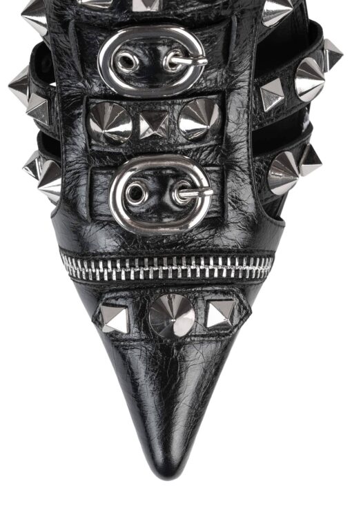 JEFFREY CAMPBELL ROCKED Black / Silver