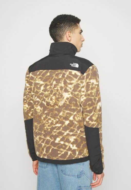THE NORTH FACE GIACCA DENALI Coal Brown Water Distortion/Black