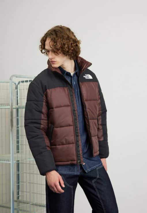 THE NORTH FACE GIACCA IMBOTTITA HIMALAYAN DA UOMO Coal Brown/Tnf Black