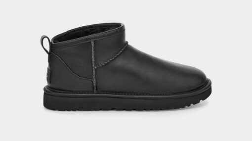 UGG Classic Ultra Mini Leather Black