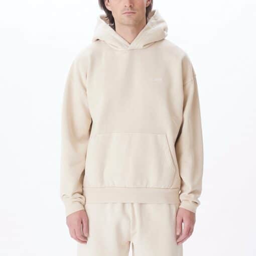 OBEY LOWERCASE PIGMENT PULLOVER HOOD Pigment Clay