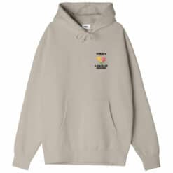 OBEY A PIECE OF HEAVEN PREMIUM PULLOVER HOOD Silver Grey
