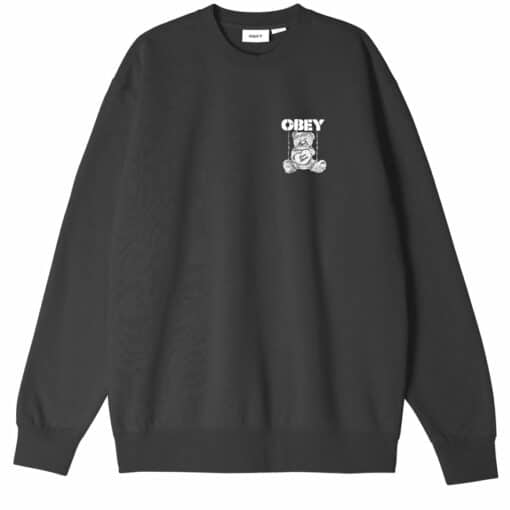 OBEY LOVE HURTS PREMIUM CREWNECK Black