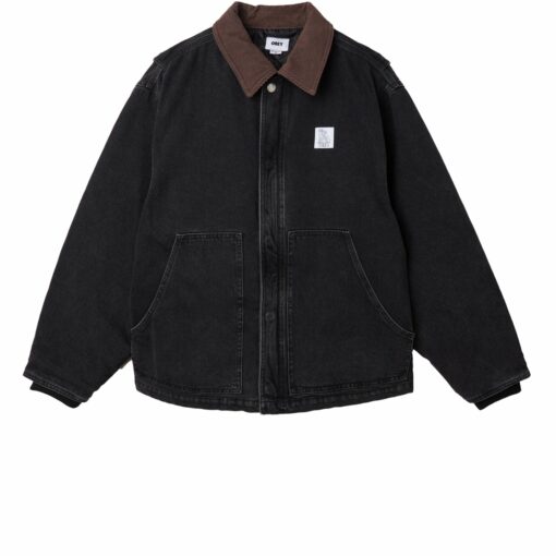 OBEY WORK AROUND JACKET Faded Black