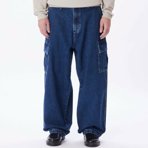 OBEY BIGWIG CARGO DENIM PANT Stone Wash